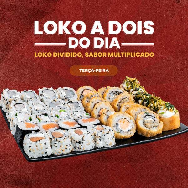 PROMO LOKO A DOIS TERÇA - 37 PEÇAS PROMO LOKO A DOIS TERÇA - 37 PEÇAS