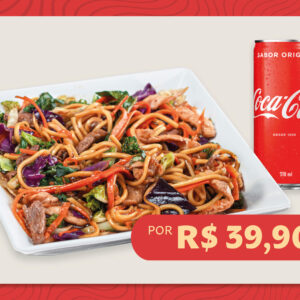 YAKISSOBAS MISTOS + COCA-COLA