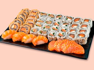 Combo 1 - sashimi de salmão - 24 peças