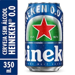 Cerveja Heineken Zero Lata 350ml